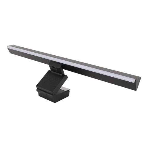 RGB Computer Light Bar, Wireless LED Screen Lamp with Music Sync, 5 Color Temperatures Stepless Dimmable Touch Control Dual Light Source for PC Monitor Desk Lighting