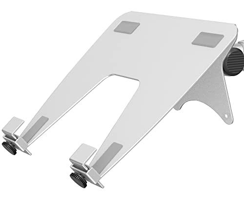 ergounion VESA Laptop Tray for Monitor Mount, Holds Laptops up to 17.3 Inches and 28.6 lbs, Fits 100x100mm VESA, Notebook Tray Office Desk Accessories, Silver - color: Silver