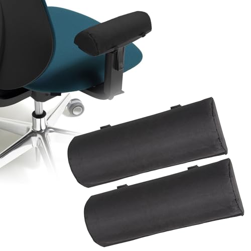 2 Pcs Office Chair Arm Pads, Wheelchair Desk Computer Chair Armrest Pads for Comfortable Seating for Folding Chairs