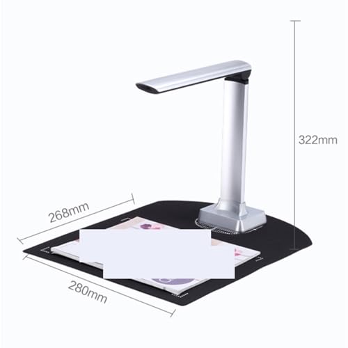 Document Scanner, High-Definition, High-Speed Document Camera with 13-megapixel Resolution for Invoices and Documents—Portable Teaching Presentation Scanner(8MP) - size: 8MP