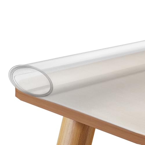 Transparent Table Protector PVC 0.7mm Thick Tablecloth - color: Matte 1.0