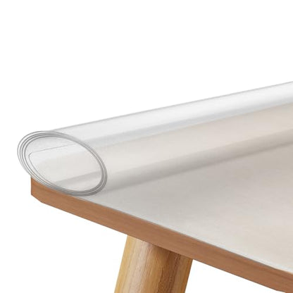 Transparent Table Protector PVC 0.7mm Thick Tablecloth - color: Matte 1.0