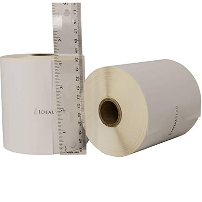 4in. x 1,800in. 745-0 Continuous Direct Thermal Shipping Labels for PB J645,J644, 1E03, 1E23 and 1E26 Label Printers (2 Pack)