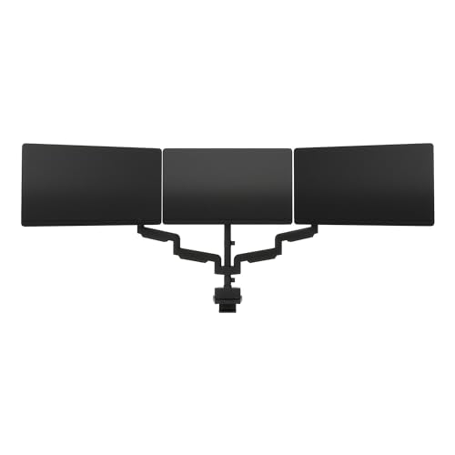 Vari Triple Monitor Arm – Black - style: Triple Monitor