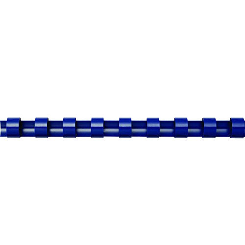 Fellowes A4 14 mm Plastic Binding Combs for Comb Binding Machine, Binds 81 to 100 Pages, Blue, Pack of 100, 5346706 - color: Blue, size: std