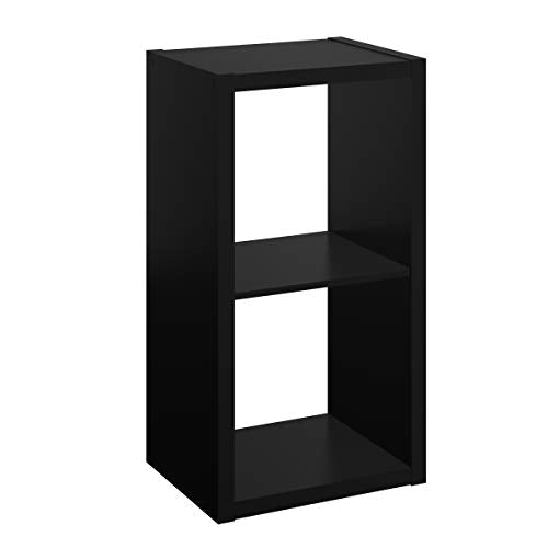 ClosetMaid 2-Cube Decorative Open Back Storage Organizer, Black - color: Black, size: 2-Cube