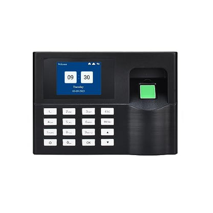 Clocking in Machine for Employees Small Business Attendance System Fingerprint TCPIP USB Password Office Time Clock Employee Recorder Device Biometric Machine Office Time,