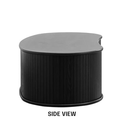 NTC Ripple (Coffee Table, Burnt Black) - color: Burnt Black, style: Coffee Table