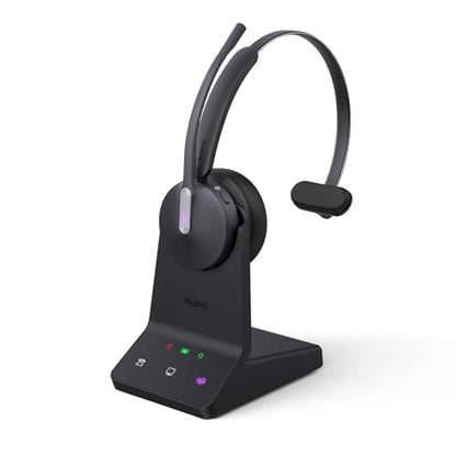 Yealink WH64 Mono DECT & Bluetooth Wireless Headset for Phone PC Cellphone