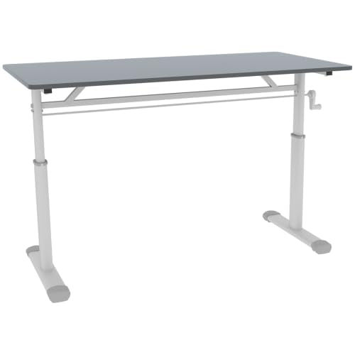 48x24 Inch Height Adjustable Standing Desk - color: Grey, size: 23.6 × 47.24