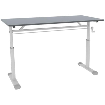 48x24 Inch Height Adjustable Standing Desk - color: Grey, size: 23.6 × 47.24