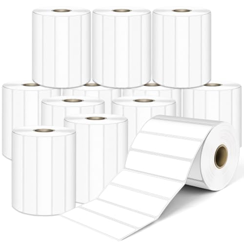 LLIKED 4"x1" Thermal Label, 16800 Strong Adhesive Shipping Labels - size: 4"x1"-12 Rolls