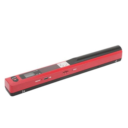 Handheld Image Scanner, Portable Document Scanner, A4 Color Photo Scanner with 900DPI Resolution for Business, Home, Office (red) - color: red