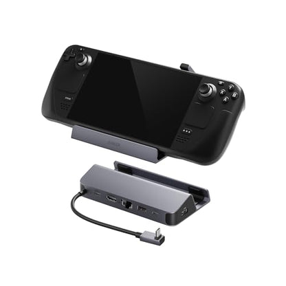 Anker Steam Deck Dock, 6-in-1 4K@60Hz HDMI Docking Station for Steam Deck | USB-C & 2 USB-A Data Ports, 1 Gbps Ethernet, Fast Charging, for Steam Deck (OLED)/ROG Ally/Legion Go (Not for Rog Ally X)