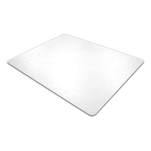 Floortex 1115223ER Cleartex Ultimat Polycarbonate Chair Mat for Low/Medium Pile Carpet, 48 x 60 - size: 48" x 60"