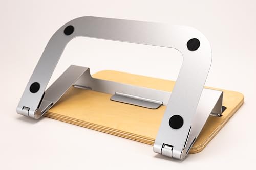 Under Desk Footrest for Active Sitting – Motion Rocking Foot Rest to Bounce & Fidget While You Work – Ergonomic Wooden Desk Foot Rest for Circulation & Focus – Hopper - color: Birch