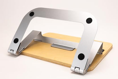 Under Desk Footrest for Active Sitting – Motion Rocking Foot Rest to Bounce & Fidget While You Work – Ergonomic Wooden Desk Foot Rest for Circulation & Focus – Hopper - color: Birch