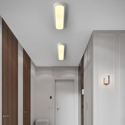 Qcyuui LED Ceiling Light, 39.4 in 48W Dimmable Kitchen Ceiling Light | Linear Flush Mount Light with Remote, 3000K-6500K, Modern Cream Acrylic Fixture for Bedroom, Hallway, Office, Closet - color: Cream/Dimm/48W/39.4IN, size: 39.4in