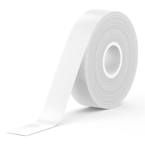 SUPVAN E-Series Continuous Label, 0.59'' W × 19.7' L, Black on White - size: 1 Pack