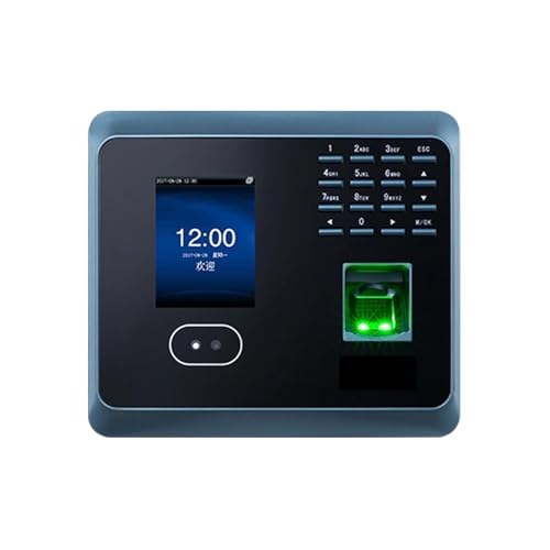2.8 Inch LCD Time Clock for Small Businesses WiFi Fingerprint Face Recognition Access Control Time Attendance System for Small Businesses(Attendance Blue) - color: Attendance Blue