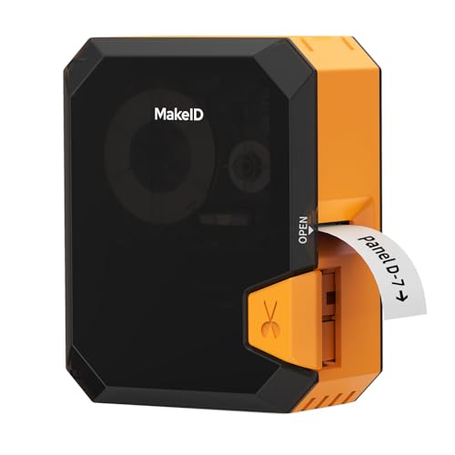 Makeid P31 Industrial Label Maker, Portable Bluetooth Printer with 0.75" x 19.68ft L Label, Wire and Cable Labeling Machine for Job Sites