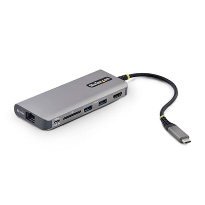 StarTech 6-in-1 USB-C Mini Dock, 4K HDMI, 140W PD, 10Gbps, 2.5GbE, SD