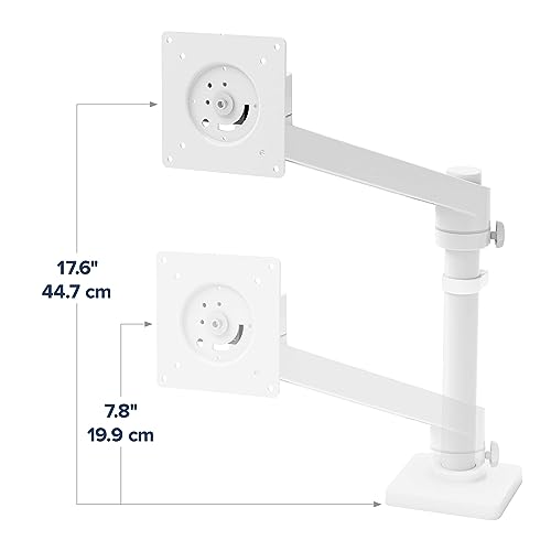 Ergotron – NX Single Laptop Arm, VESA Notebook Tray Desk Mount – for Laptops Up to 17.3 Inches, 0 to 12 lbs – White - color: White