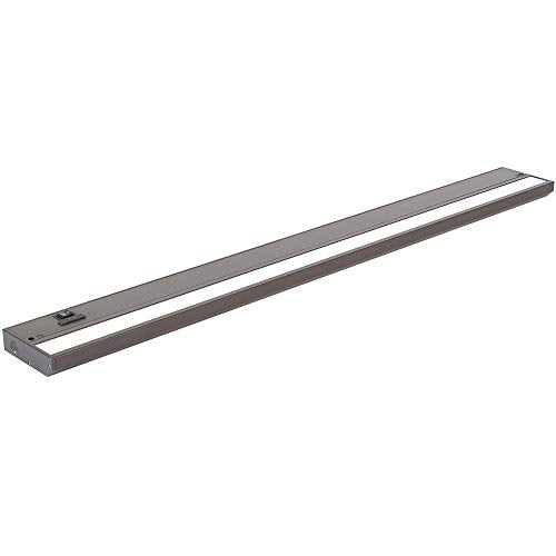 LED Under Cabinet Lighting Hardwired - 32 Inch Bronze | 3CCT, Dimmable, Low-Profile, Linkable Fixture, Plug-In Option & Hi/Low Brightness Control - color: Bronze, size: 32 Inch
