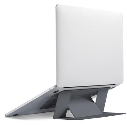 MOFT Invisible Slim Laptop Stand, Adhesive And Reusable, Adjustable Perfect Viewing Angles, Compatible with Laptops Up to 15.6", Grey - color: Grey, size: 11.6"-16" Laptops-adhesive