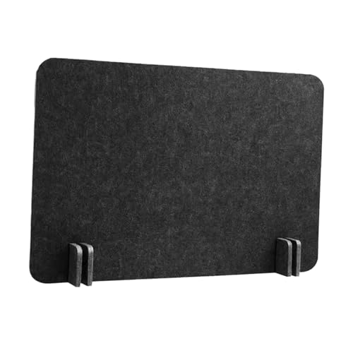 Desk Divider Felt Table Partition Acoustic Privacy Screen Noise Reducing Removable Panel Lightweight Structure Freestanding Suitable for Classroom, Black 40x50 cm - color: Black 40x50 Cm
