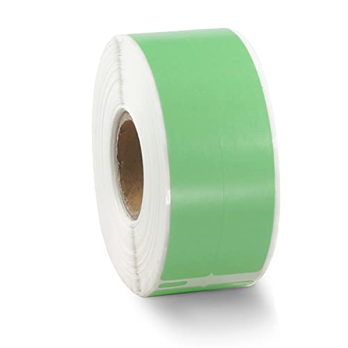 BETCKEY Colored Labels Compatible with Dymo 30277 (9/16" x 3-7/16") File Folder(2-up) Labels, Compatible for Dymo LabelWriter Thermal 450, 4XL & Zebra Desktop Printers [1 Roll, Green] - color: Green, size: 30277 [9/16" x 3-7/16"]