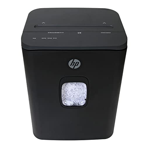 HP - Micro Cut Paper Shredder, 16-Sheet with Slide Top for Office - size: 16 Sheet