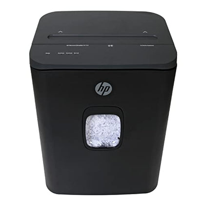 HP - Micro Cut Paper Shredder, 16-Sheet with Slide Top for Office - size: 16 Sheet