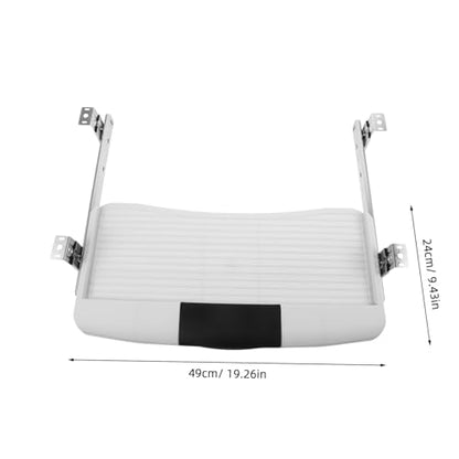 LIFKOME Keyboard Tray Slide Desk Mount Under Desk Keyboard Tray Ergonomic Wrist Support Quiet