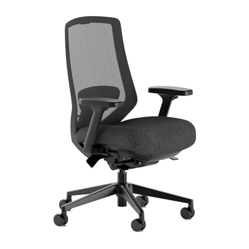 Branch Ergonomic Chair Pro, Mesh Office Chair with 14 Points of Adjustment | Height, Depth and Tilt Adjustable, 5D Armrests, Forward Tilt, Smooth Recline, and Lumbar Support, Black - color: Black