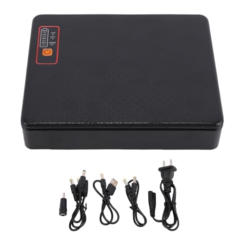 Generic Compact Uninterruptible Power Supply with 12000mAh Battery Backup for Router Modem Camera, Portable Standby UPS Power Supply for Stable Network Connections, Suitable for Various Digital (US