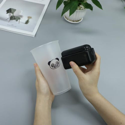 EVEBOT Handheld Inkjet Printer for Any Surface 1.02 Inch Nozzle Portable Bluetooth Wireless Smart Label Printer for QR Code Barcode Production Date Time Logo Batch Number - Black 1PCS