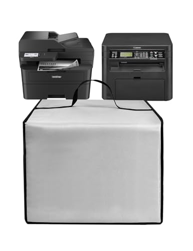 Printer Dust Cover for Brother DCP-L2640DW Laser Printers - color: silver