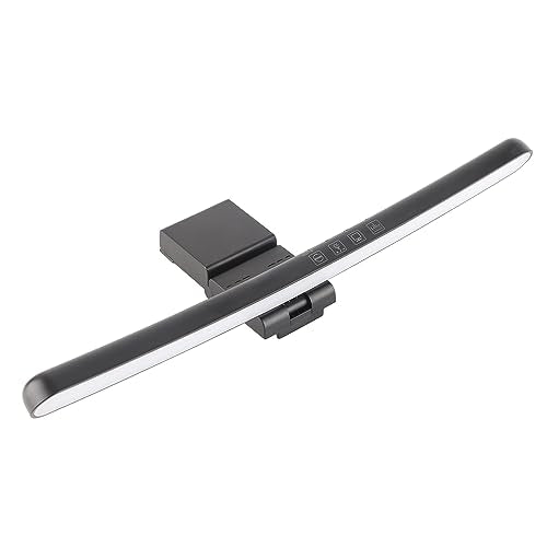 Computer Monitor Lamp, Screen Light Bar with Asymmetric Optical Design No Screen USB Powered Type C Dimmable RGB Touch Control, Ideal for Home Office Desk Gaming