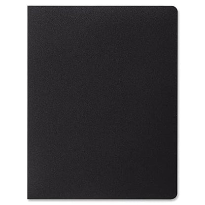 GBC Binding Presentation Covers, 8-3/4" x 11-1/4", Black, 25 Pack (25703)