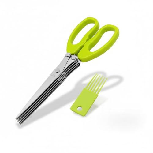Manual Paper Shredder Scissors - Portable Shredder for Cutting Print into Unreadable Scraps, Decompression Tool, Cut Paper, Scallions, Garlic Paste, Good Helper for Office and Home use