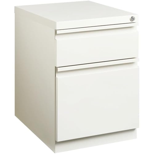 Hirsh Industries 2 Drawer Mobile Pedestal File Finish: Pearl White
