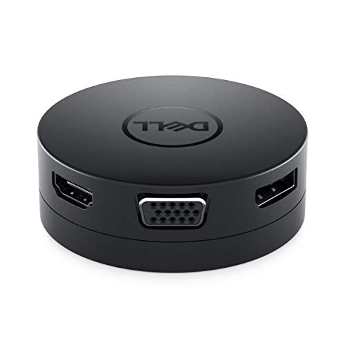 Dell DA300 USB-C Mobile Adapter, Bases & Docking Stations, Black