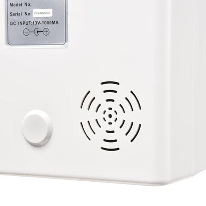 Electronic Time Clock Attendance Machine, LCD Display, Automatic Time Calibration, Wall-Mounted Desktop Employee Attendance Punch Time Clock Recorder (Time Systems + Card Rack)