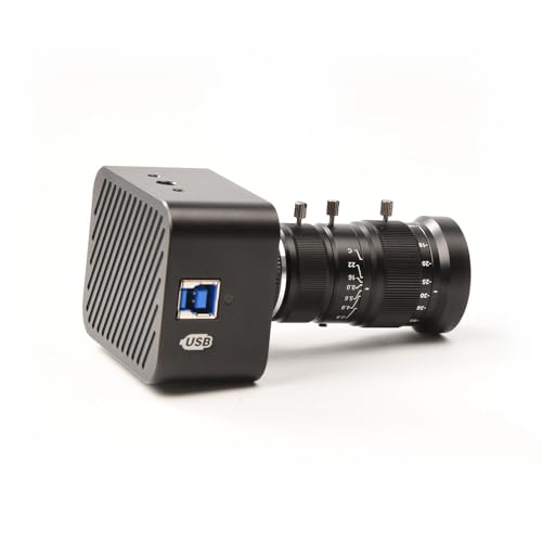 MOKOSE USB Camera 4K, USB3.0 Manual Focus Webcam with C-Mount 10-55mm Telephoto Zoom Lens, IMX678 1/1.8" 8MP Sensor Support YUY2,Web Camera for Desktop Computer Laptop - size: With 10-55MM Telephoto Varifocal Manual Lens