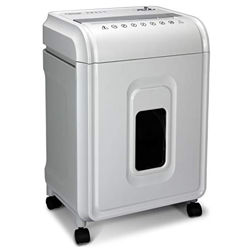 Aurora AU1480MA Professional Grade 14-Sheet Micro-Cut Paper and CD/Credit Card Shredder/ 30 Minutes Continuous Run Time, White/Gray - style: 14-Sheet Microcut Anti-Jam 30 Min