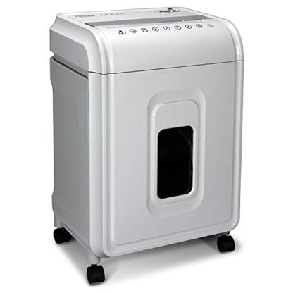 Aurora Professional Grade 12-Sheet Micro-Cut Paper and CD/Credit Card Shredder/ 60 Minutes Continuous Run Time, White/Gray - size: 12-Sheet Micro Cut