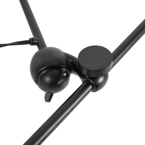 Industrial Swing Arm Wall Lamp Plug-in Wall Lights with On/Off Cord Matte Black Metal Industrial Reading Light Fixture Wall Mounted for Bedside Bedroom Living Room Adjustable Lampshade 360degree