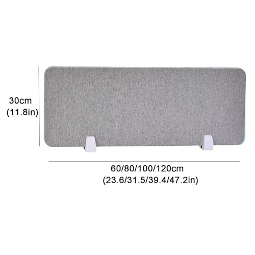 Acoustic Desk Divider - Soundproof Office Partition Tabletop Workstation Panel for Improved Privacy & Noise Reduction Ideal for Home & Office Use - color: Blue-b, size: 80x30cm