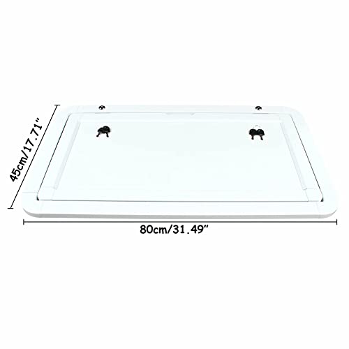 31.5 in Foldable Caravan Rv Tables, Aluminum Alloy Flip Fold Down Desk Lockable RV Folding Wall Table for Camper Van Traile Outside Picnic, Wall Mounted Folding Table Rv Picnic Table
